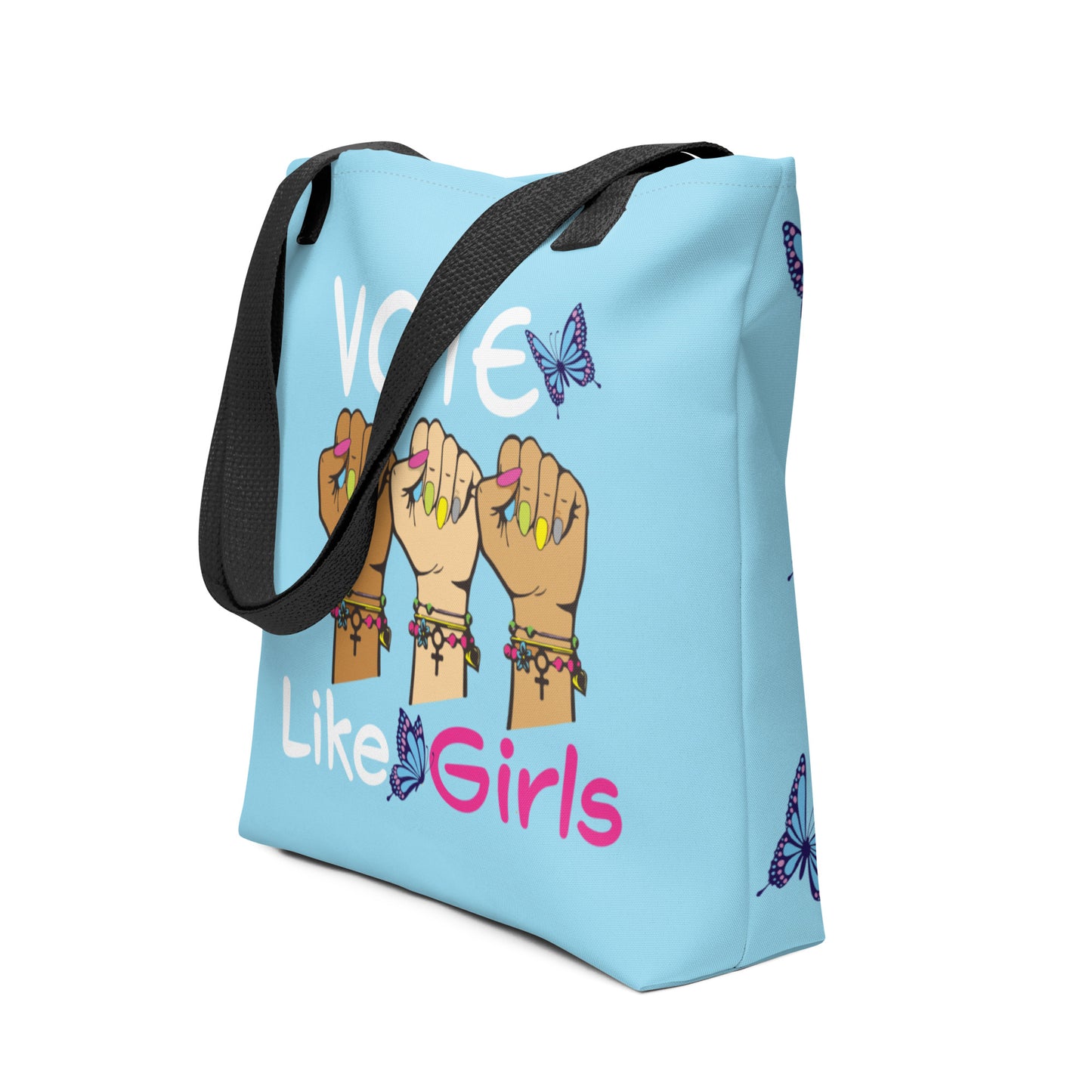 • Tote Bag 'Vote Like Girls' in Blue