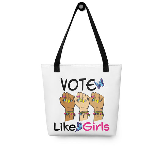 • Tote Bag 'Vote Like Girls' in White