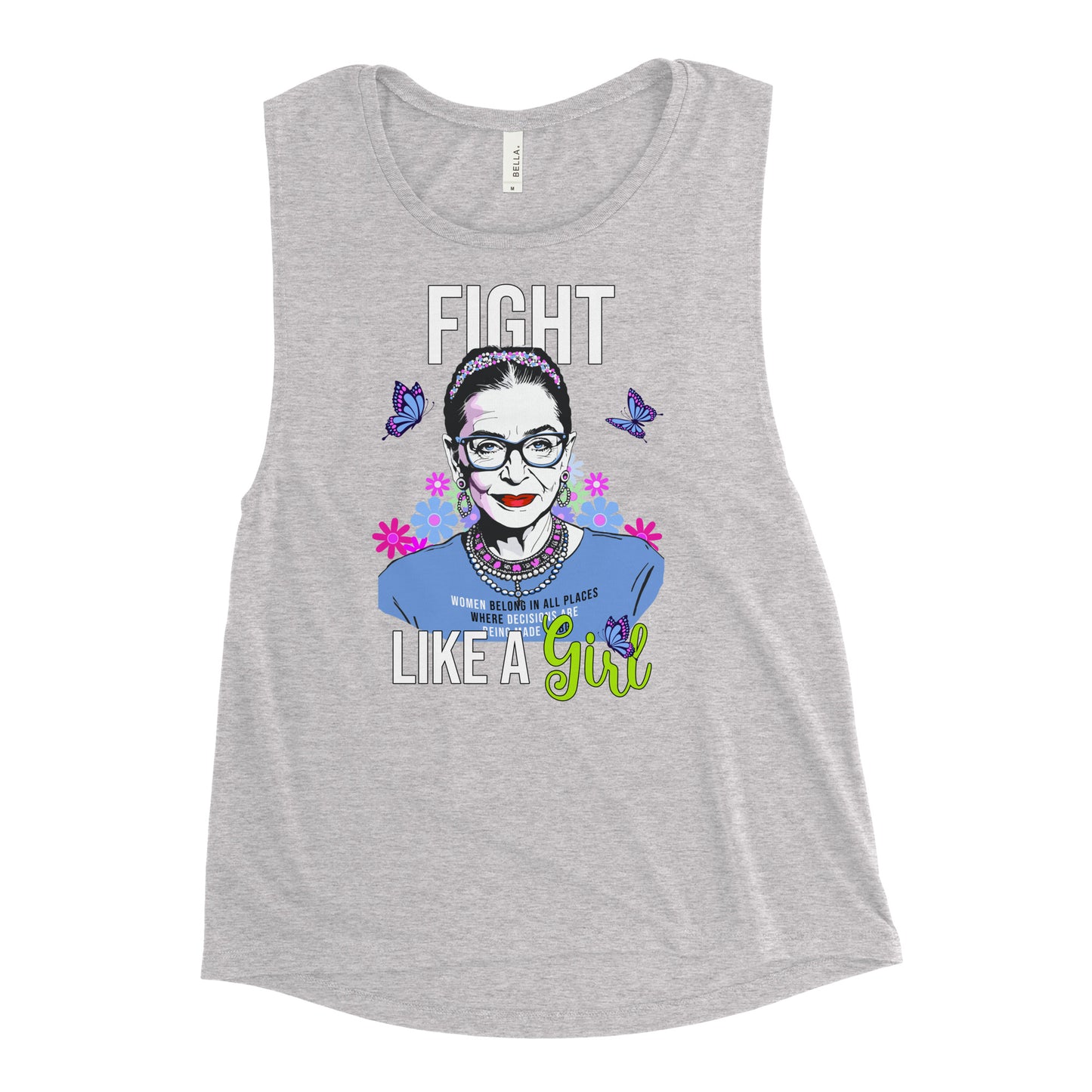 • Tank Ruth Bader Ginsburg 'Fight Like A Girl'