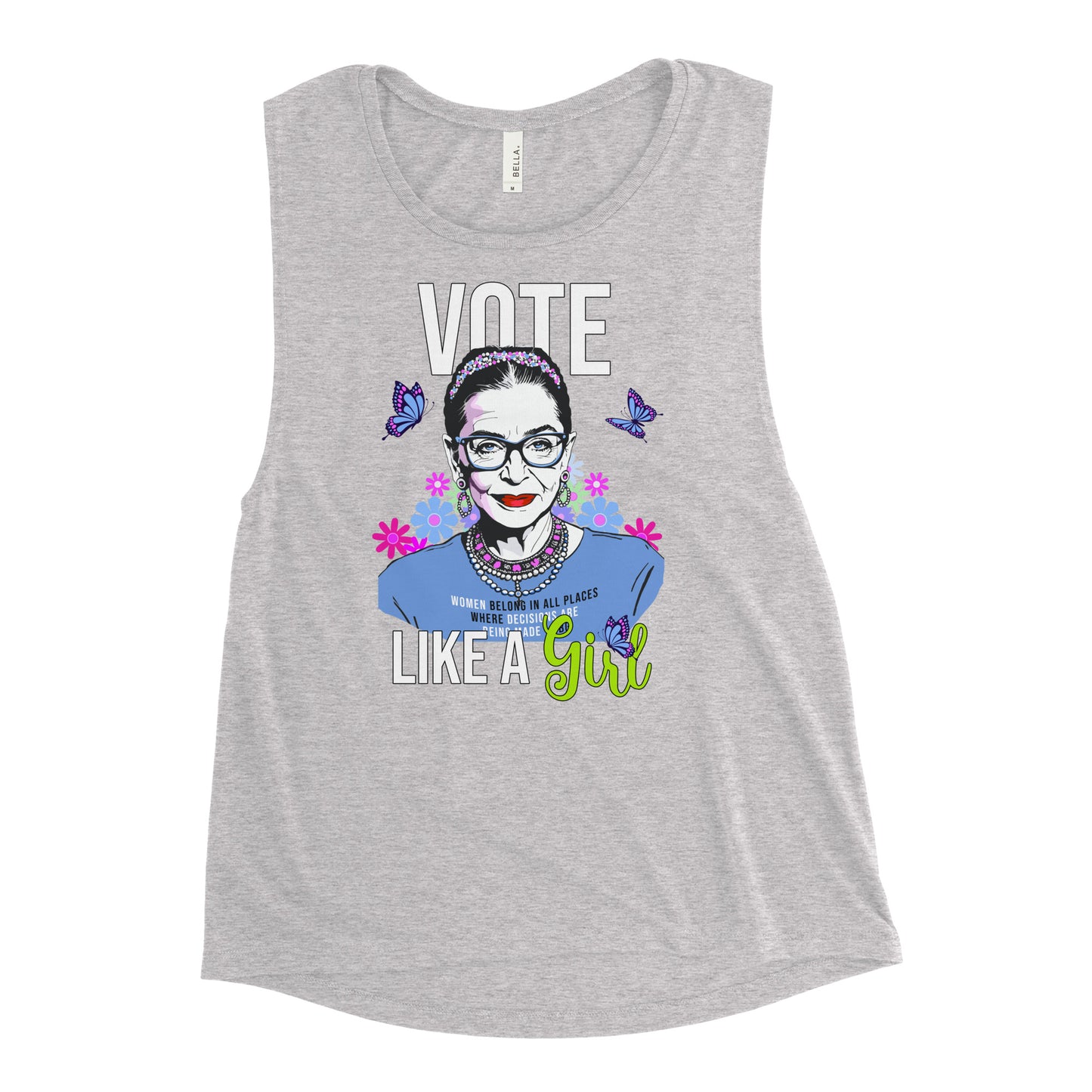 • Tank Ruth Bader Ginsburg 'Vote Like A Girl'