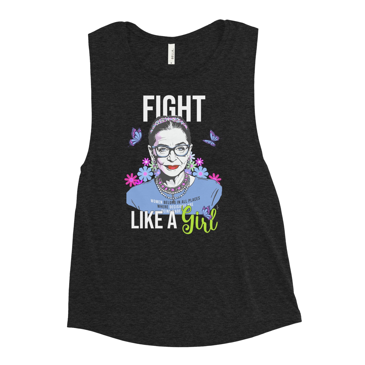 • Tank Ruth Bader Ginsburg 'Fight Like A Girl'